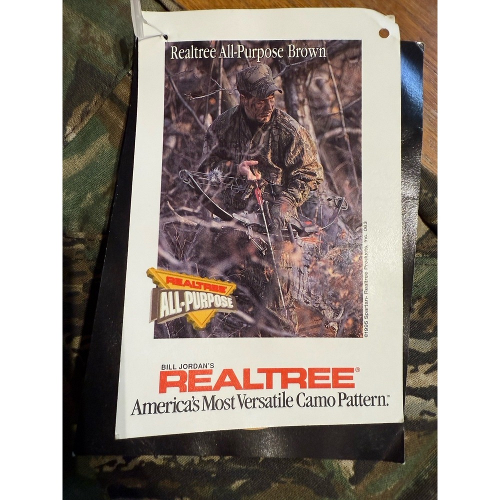 Liberty Rugged Outdoor Gear Realtree Camo Pants L 36-38 USA Made NWT Ripstop VTG - Picture 5 of 15